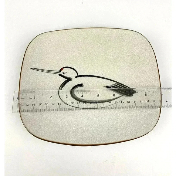 Avian Decorative Plate Asian Decor 9" - Picture 4 of 8